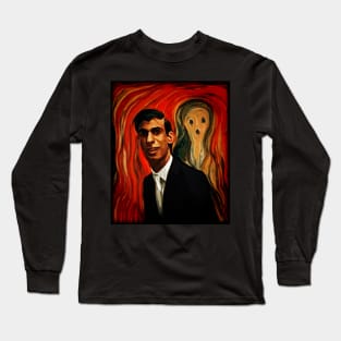 Rishi Sunak's Haunting. Long Sleeve T-Shirt